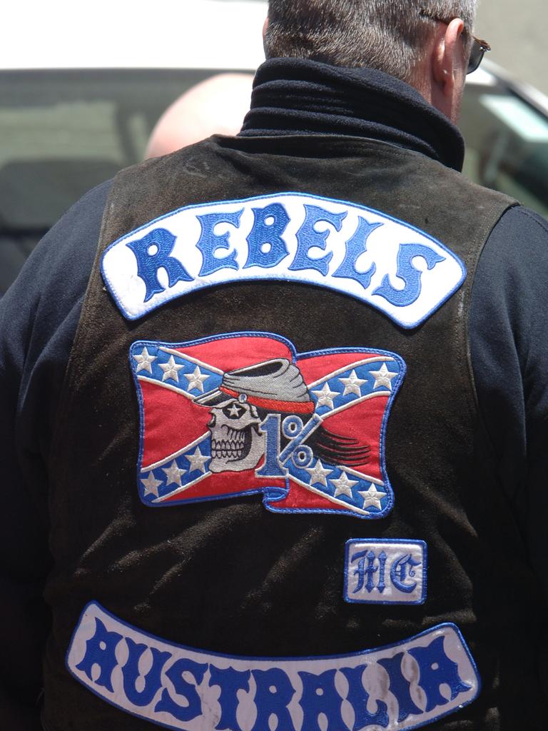 The Rebels OMCG are involved. Picture: Supplied