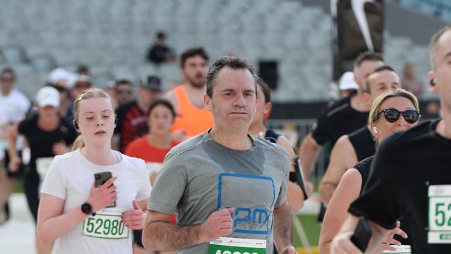 The Melbourne Marathon culminates at the MCG. Picture: Andrew Henshaw