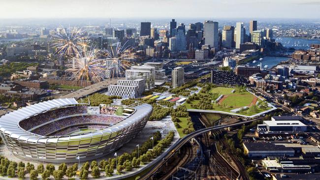 Boston’s proposed Olympic stadium.