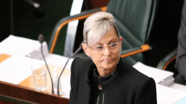 Attorney-General Elise Archer addresses state parliament during Question Time on Tuesday June 29, 2021.