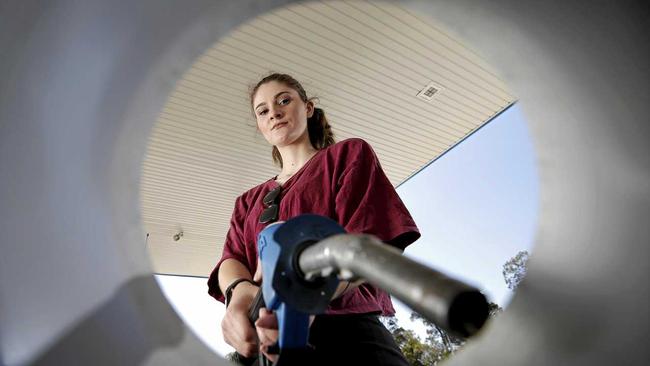 Kiri Mutton refuelling. Picture: AAP - Josh  Woning