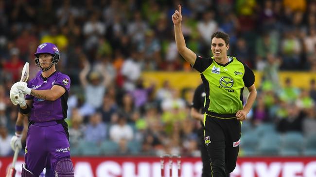 Pat Cummins won’t play BBL this summer . (AAP Image/Lukas Coch)