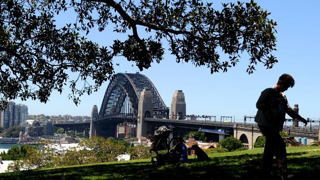 A billion dollar view but you can sit here for free. Picture: Joel Carrett