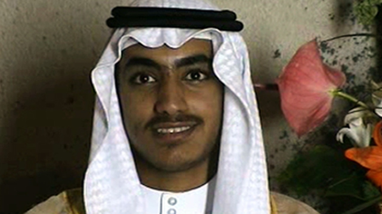 Osama bin Laden’s son Hamza is living in Iran, but it is unclear why he is there. Picture: CIA via AP