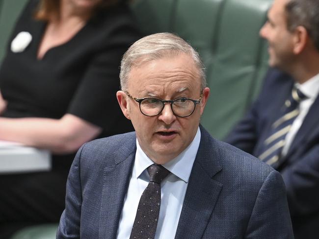 CANBERRA, AUSTRALIA, NewsWire Photos. NOVEMBER 30, 2023: The Prime Minister, Anthony Albanese during Question Time at Parliament House in Canberra. Picture: NCA NewsWire / Martin Ollman