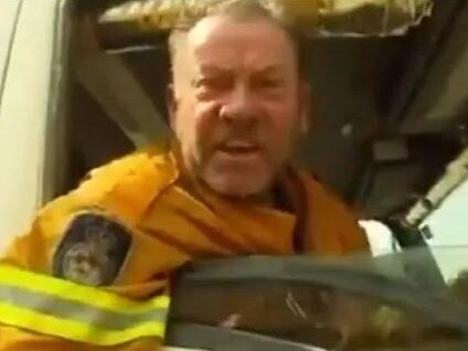 Mr Parker became an Australian hero after he slammed the prime minister for inadequately supporting volunteer firefighters. Picture: 7 News