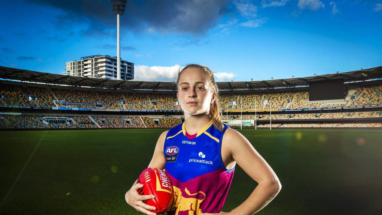 Coolum junior and Brisbane Lions AFLW player Belle Dawes was a finals’ hero with Maroochydore thie season. Picture: NIGEL HALLETT