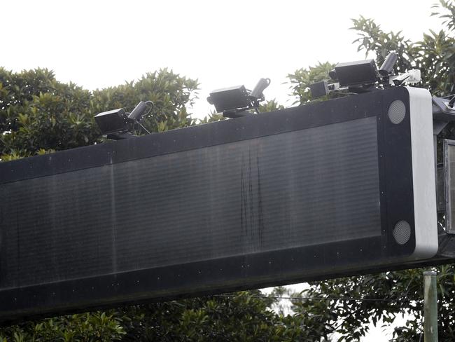 Phone detection camera on Anzac Parade between Alison and Cleveland Streets in Sydney. Picture: Jonathan Ng