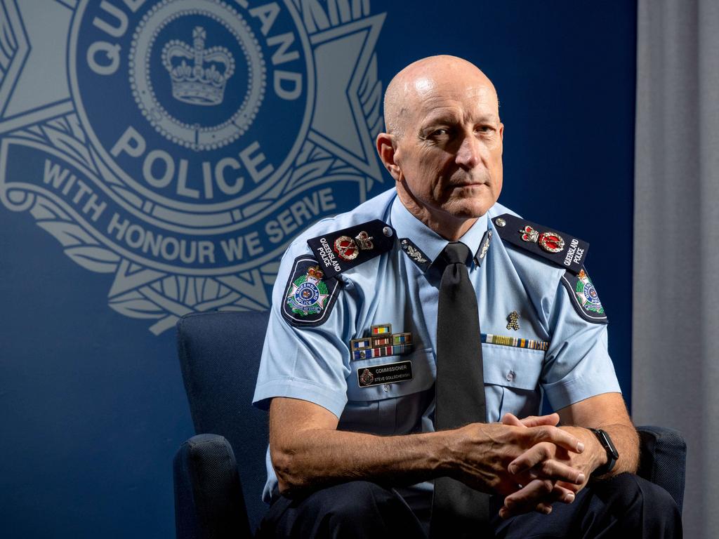 Commissioner of the Queensland Police Service, Steve Gollschewski. Picture: Richard Walker