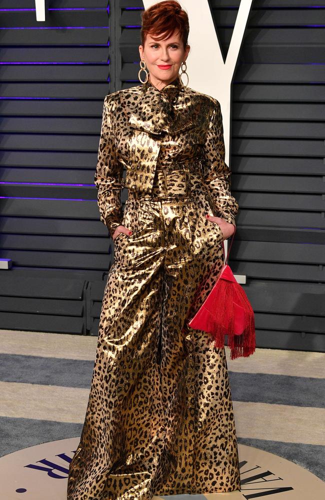 Megan Mullally attends the 2019 Vanity Fair Oscar Party hosted by Radhika Jones at Wallis Annenberg Center for the Performing Arts on February 24, 2019 in Beverly Hills, California. Dia Dipasupil/Getty Images/AFP