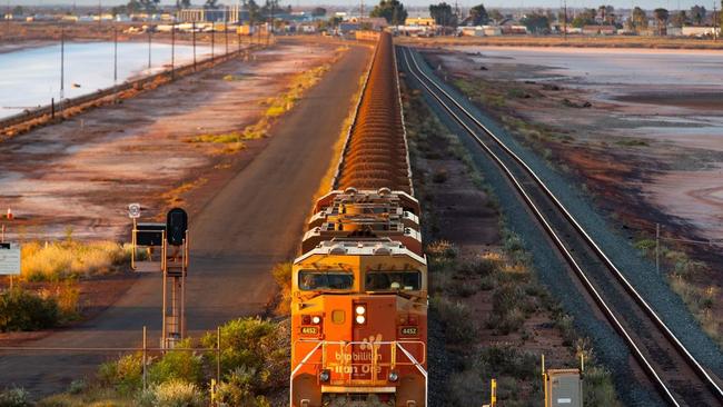 The projected price falls will be driven by a collapse in demand for iron ore, metallurgical coal and liquefied natural gas. Picture: Bloomberg News