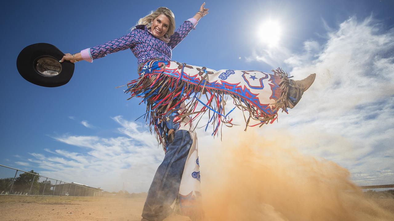 Former Mt Isa Rodeo Queen Katy Scott. Picture: Peter Wallis