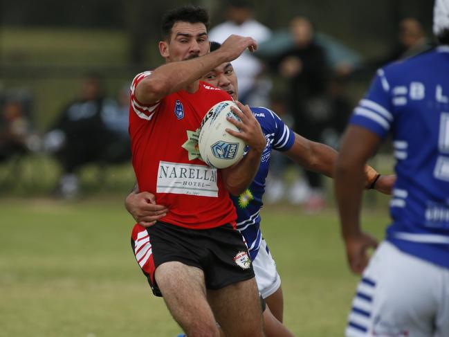 Wylleon Baker for the Goannas. Picture: Warren Gannon Photography