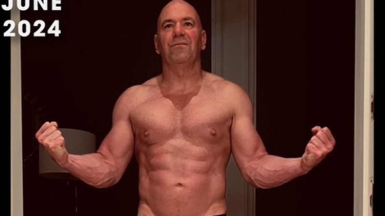 Dana White is a whole new man. Photo: Instagram