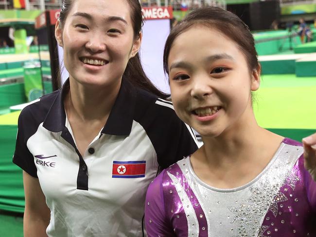 Interactions such as this one are not strictly illegal in South Korea, but they are complicated by the Koreas’ long history of animosity and bloodshed. Picture: Kim Do-hoon/Yonhap via AP