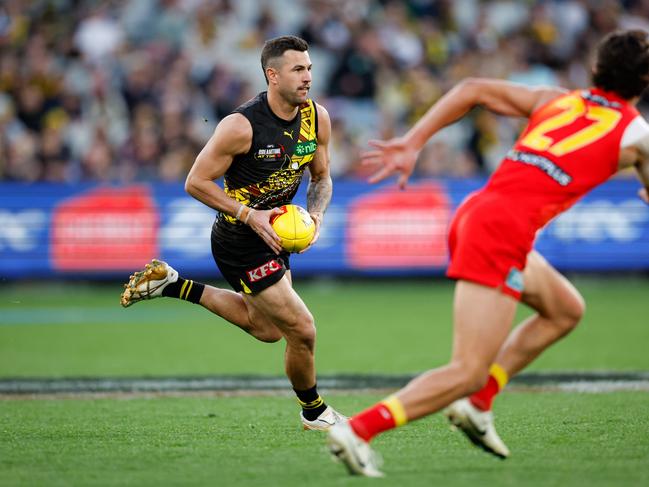 Jack Graham on the burst against the Suns. Picture: Dylan Burns/AFL Photos via Getty Images