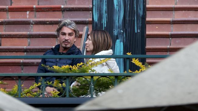 John Ibrahim has been snapped on set of the filming of Last King of the Cross. Picture: Damian Shaw