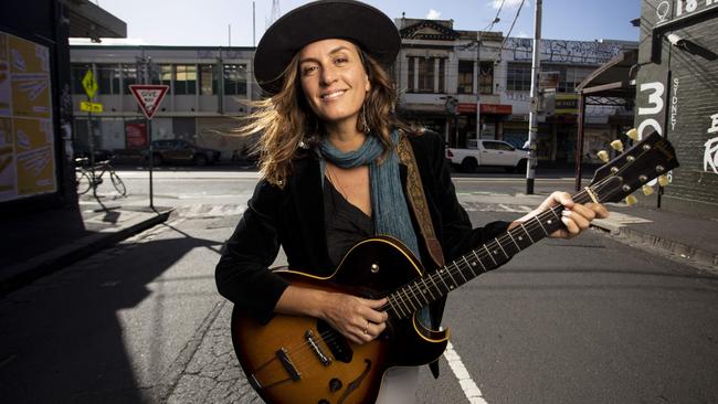 Vikki Thorn, co-founder of Western Australian folk-rock band The Waifs, photographed in Brunswick, Melbourne while touring under her new stage name of ThornBird. Picture: Arsineh Houspian