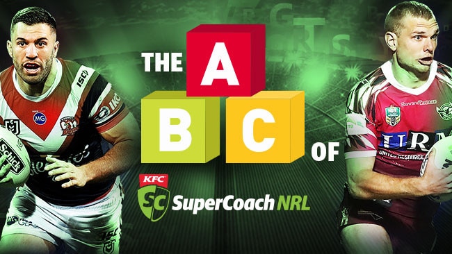 KFC SuperCoach NRL Dictionary: The ABC's of SuperCoach