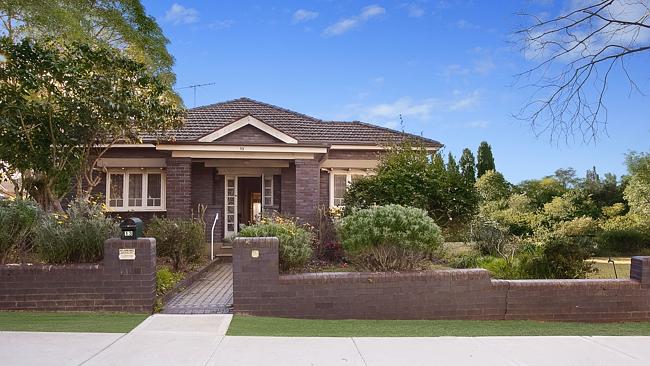 Pricey plain Jane: This ordinary house in Eastwood, Sydney fetched $1 million more than the reserve.