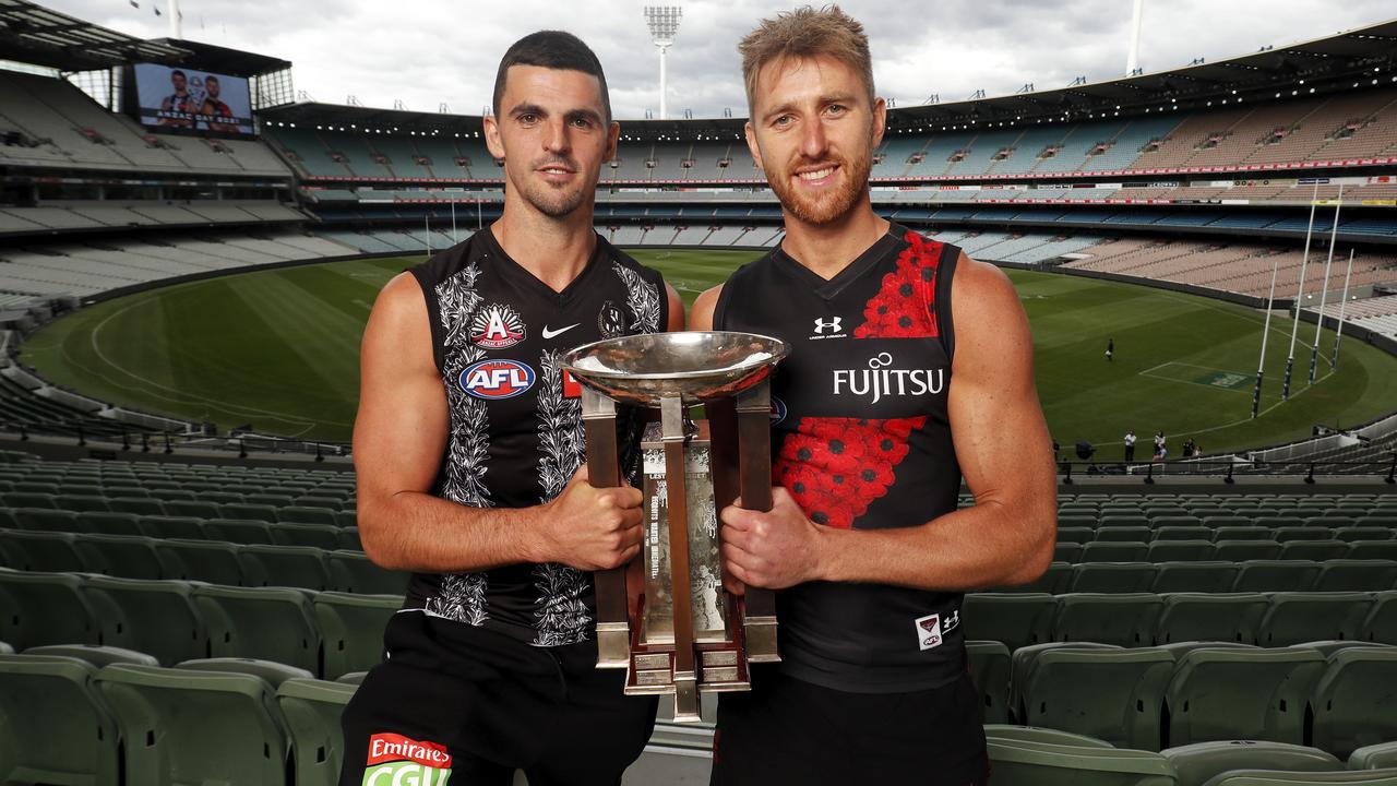 面对ANZAC Day跳投冲突，根西岛，Collingwood vs Essendon，相同颜色，规则冲突，在沙发上，Nick Riewoldt