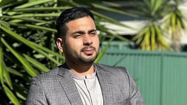 Muhammad Taha, injured in Saturday’s Bondi stabbing attacks. Taha was knifed in the stomach by Cauchi on the Westfield’s fourth floor. Picture: Supplied