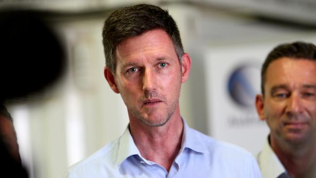 Transport Minister Mark Bailey has urged drivers to show more patience on the roads, saying crashes are preventable. Picture: Stewart McLean