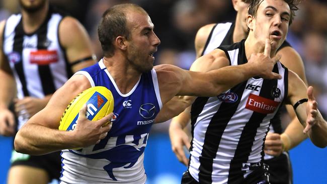 It’s time for Ben Cunnington to be an All-Australian, interim North coach Rhyce Shaw says. Picture: AAP