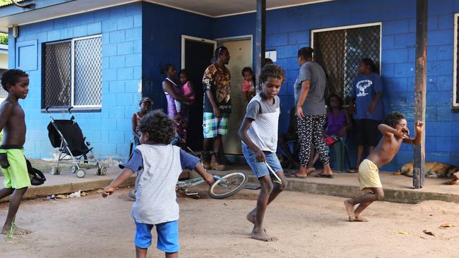 Too many Aboriginal children are growing up poor, badly educated and in danger. Picture: Brendan Radke