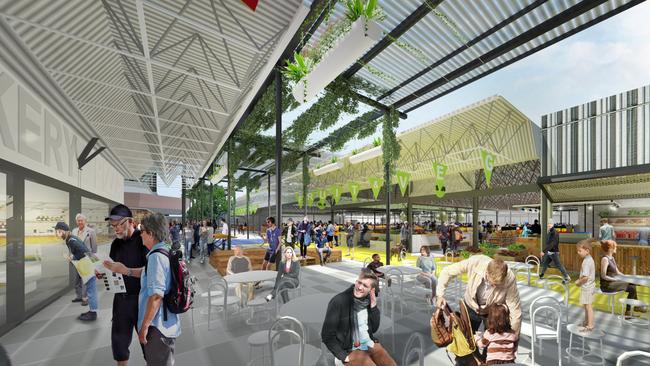 Artists impression of how Preston Market will look following its $4 million revamp. Picture: Supplied