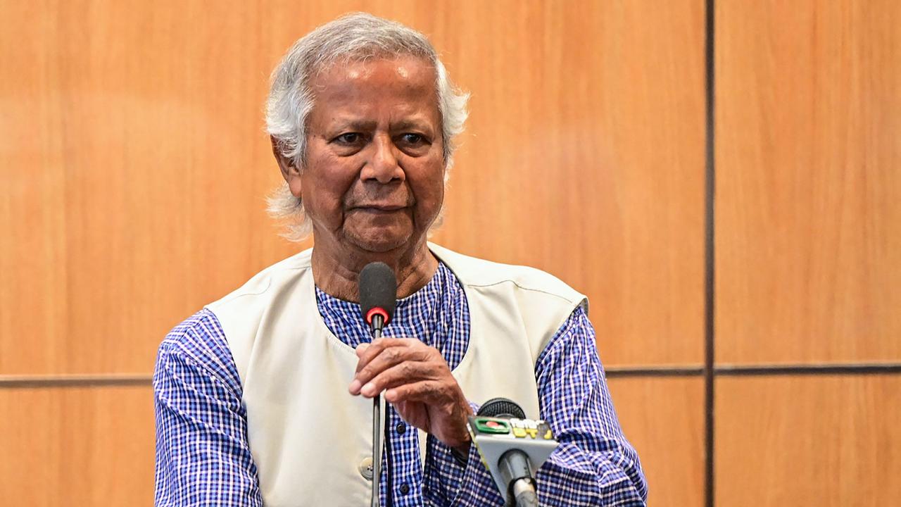 Nobel laureate Muhammad Yunus returned to Bangladesh on August 8 to lead a caretaker government after a student-led uprising. Picture: Munir Uz Zaman/AFP