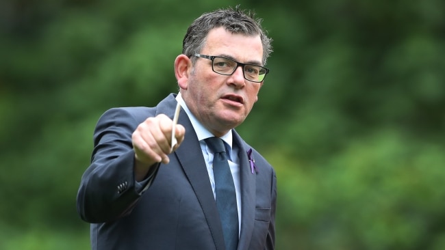 The Victorian Premier was quick to fire back at the Prime Minister's comments. Picture: NCA NewsWire / David Crosling.