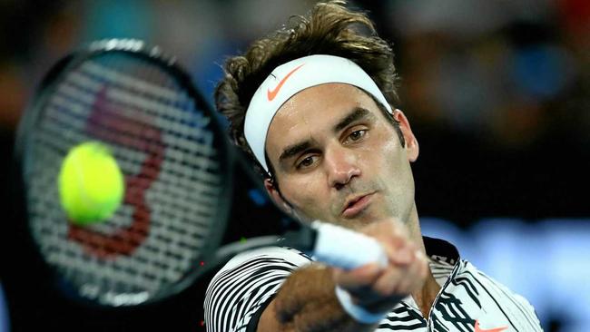 Roger Federer has surpassed expectations, including his own, with his performances at the Australian Open. Picture: Clive Brunskill