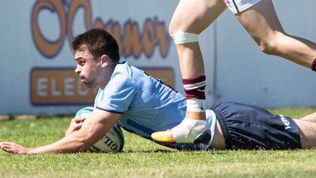 Archie Saunders scoring in an U19s game. Picture: Julian Andrews