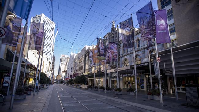 Large segments of corporate Australia were brought to an enforced halt during the June quarter. Picture: Wayne Taylor