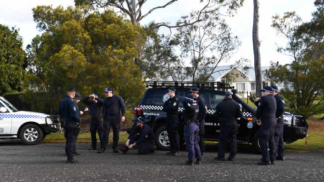 Police conducted a three-day search before they found the 43-year-old's body wrapped in plastic and tape and dumped in vegetation. Picture: Gaye Gerard