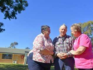 SELFLESS CARERS: Lyn Polson, Ted Wagner and Nikki Greep have become family to each other thanks to the welcoming, inclusive atmosphere fostered at the Taralga Retirement Village in Jandowae. Picture: Meg Gannon