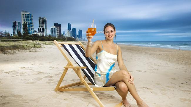 Hannah Bemrose from Robina is excited for more beach bars. Picture: NIGEL HALLETT.