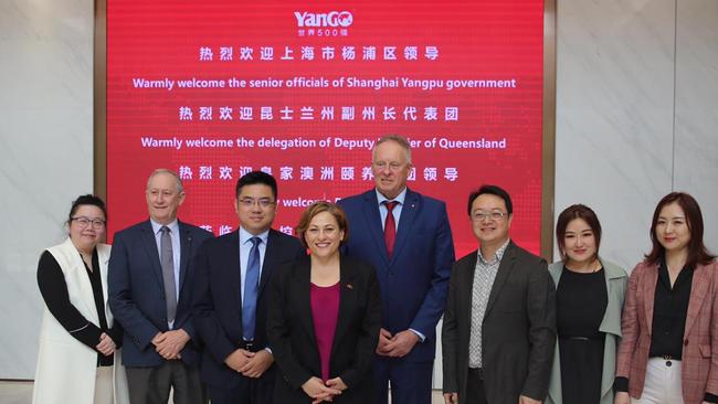 Bolton Clarke partnered with the Yango Holding Group to assist in China’s emerging aged-care industry. Bolton Clarke’s chairman Pat McIntosh standing near Jackie Trad.