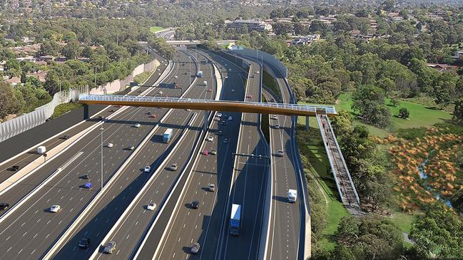 How the North East Link could look once complete.