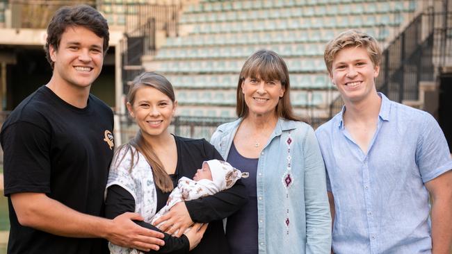 Bindi Irwin’s family has rallied around her amid an ongoing feud with her grandfather Bob. Picture: Supplied