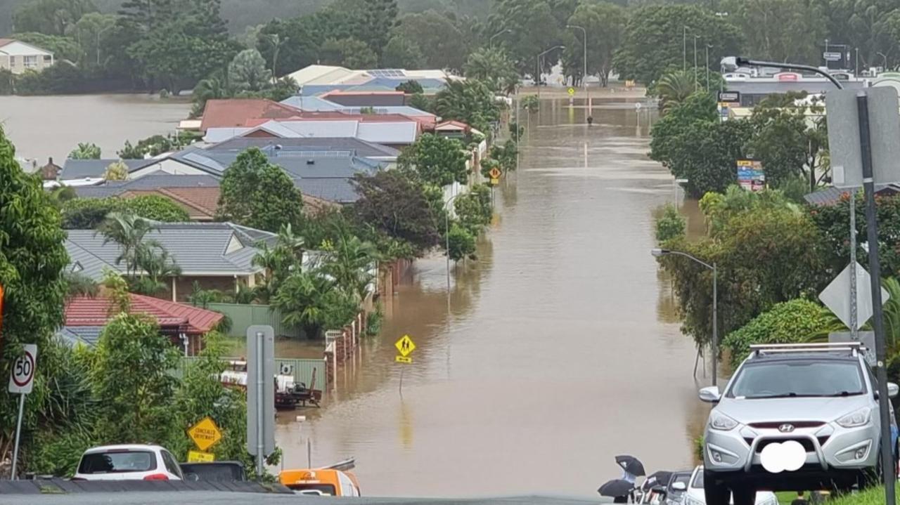 Low-lying areas of Currumbin have flooded frequently in the past.