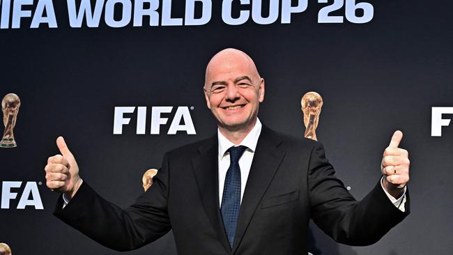 FIFA President Gianni Infantino. Picture: AFP