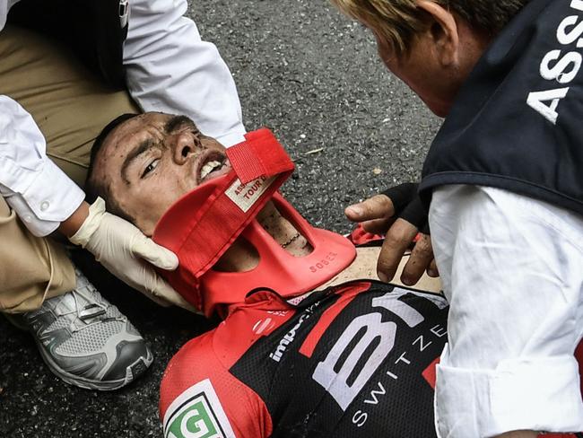 Australia's Richie Porte has endured some difficulties in previous Tours de France. Pic: AFP