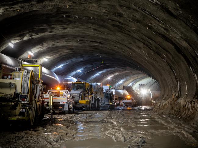 The tunnels will create 1250 jobs in construction. Picture: WestConnex