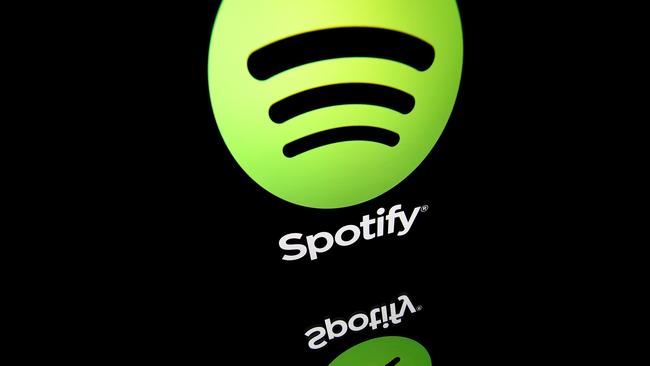 Spotify is avoiding much of COVID’s fallout. Picture: AFP