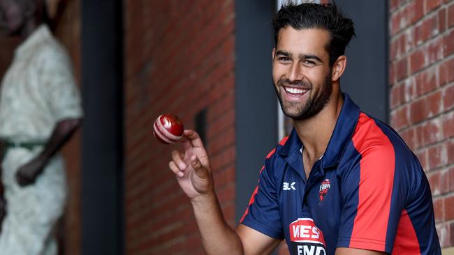 Neil Dansie medallist Wes Agar says Jason Gillespie’s appointment as Redbacks could take his game to the next level. Picture: Tricia Watkinson