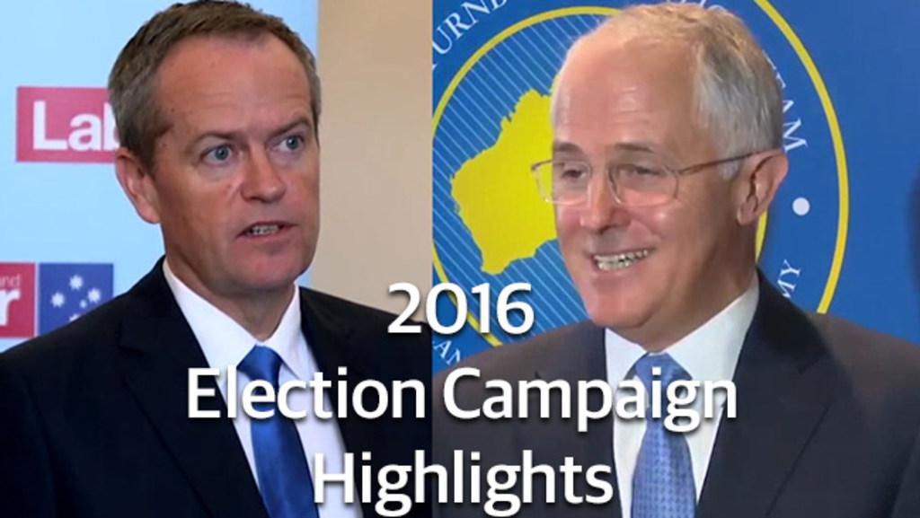 Election campaign highlights for 2016