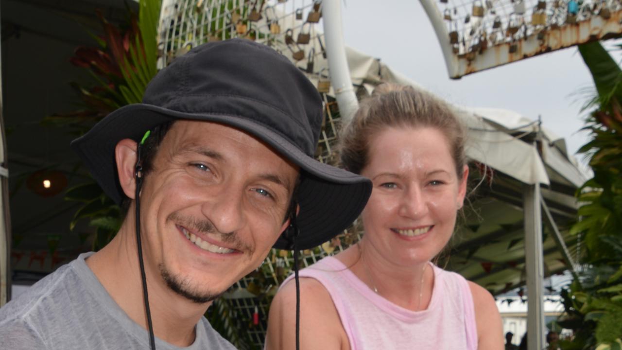 Andrew and Claire Reynolds at Savour TNQ at Port Douglas Carnivale on May 25. PIcture: Bronwyn Farr