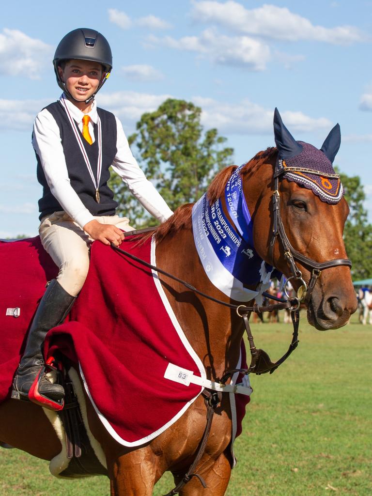 1st place in the PQC State Showjumping Championships 13 and Under 26 120cm class.